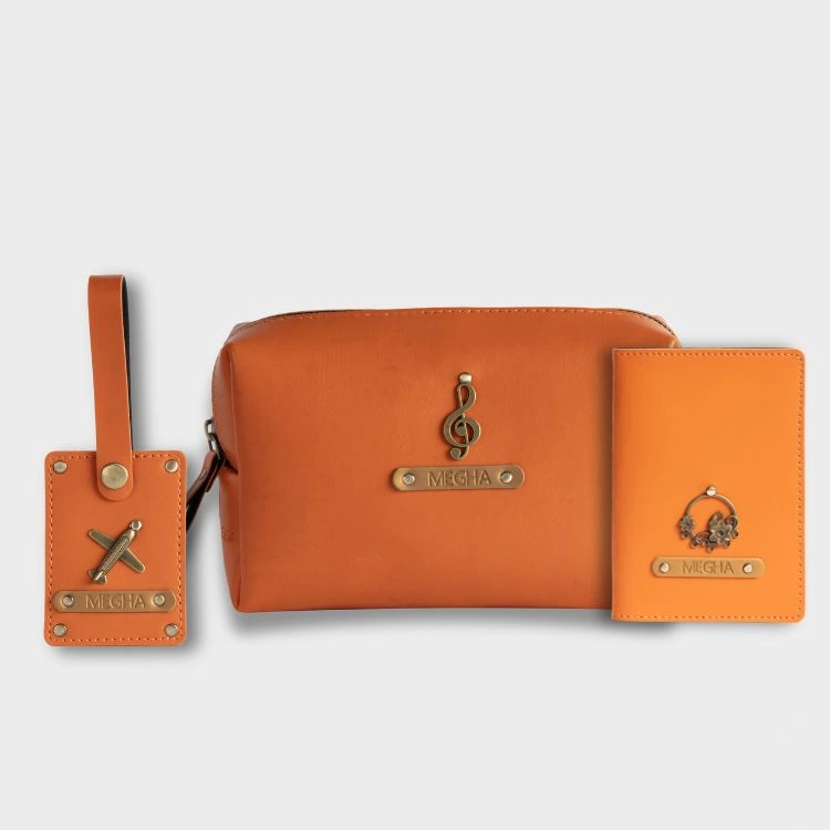 Personalized Passport Cover, Travel Pouch and Luggage Tag